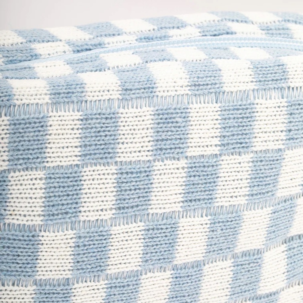 Blue Checkered Cosmetic Case | NWT - Picture 3 of 8